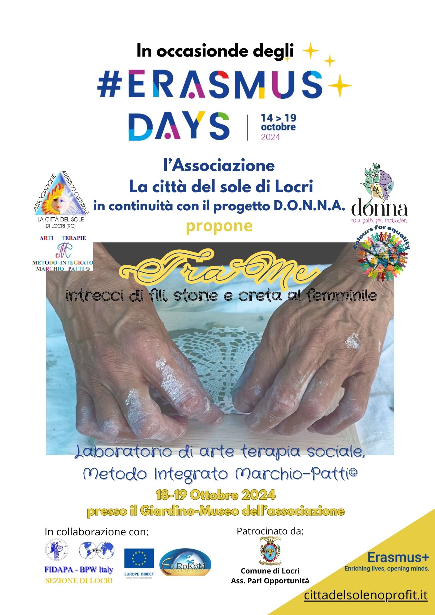 Erasmus days - Arte sociale con la creta "TraMe"